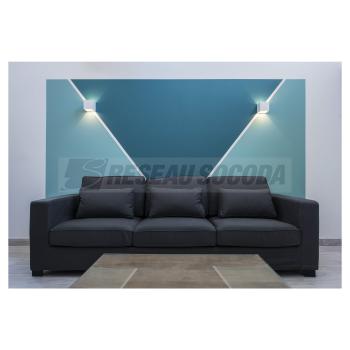  PLASTRA CUBE pltre blanc, G9 