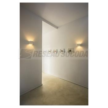  PLASTRA CUBE pltre blanc, G9 