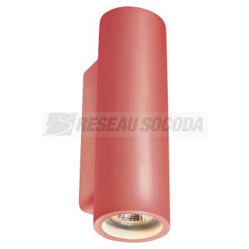  PLASTRA TUBE rond blanc GU10 