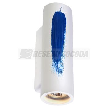  PLASTRA TUBE rond blanc GU10 