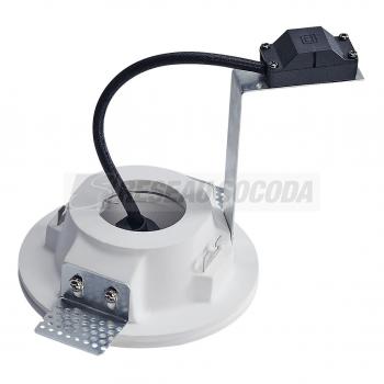  PLASTRA GU10 rond pltre 35W 