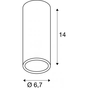  ENOLA_B CL-1 blanc GU10 35W 