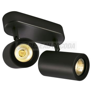  ENOLA B spot 2 noir GU10 2x50W 