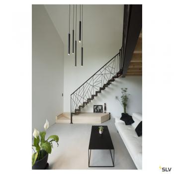  HELIA 40 ronde noire 12W 3000K 