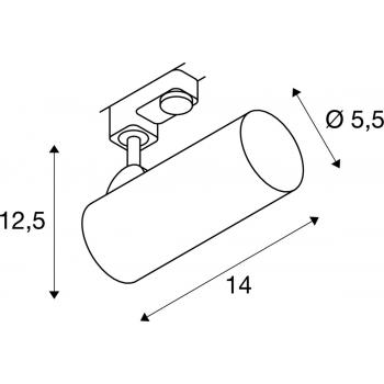  HELIA 50 LED spot, blanc, 35 