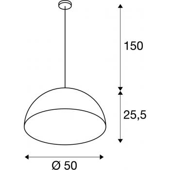  FORCHINI M PD-1 50cm, noir/or 