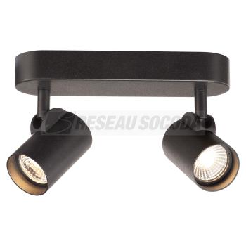  **HELIA Double noir 18W 