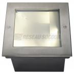  DASAR LED CARRE inox 316, 28W 