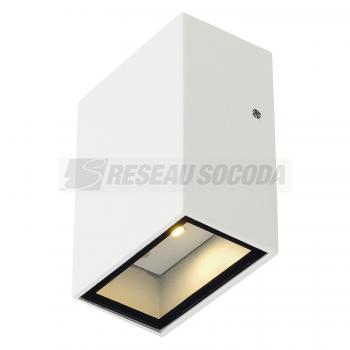  QUAD carre blanche 4,6W 3000K 