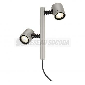  **MYRA gris GU10 max 2x4,5W IP 