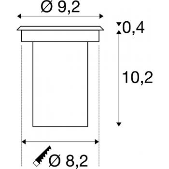  DASAR 92 LED LV Inox 316 