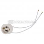  Douille 230V GU10 15cm cble 