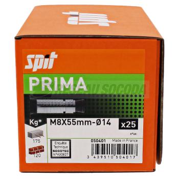  PRIMA M8X55 SANS VIS /BT25 