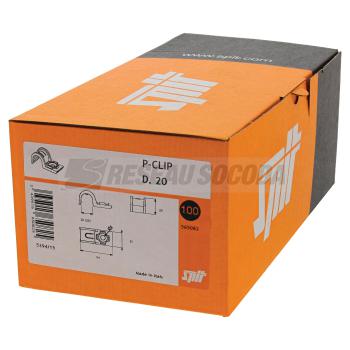  CROCHET PLAST. P-CLIP D.25 /BT 