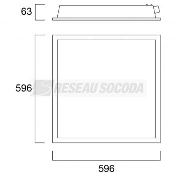  S PL M 600 IP44 5100 840 