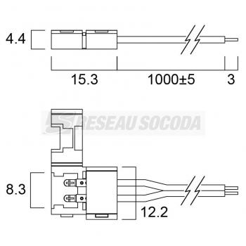  ST FL IP20 CON DR X5 1M FIL 
