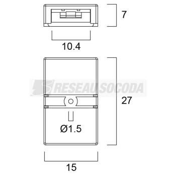  ST FL IP65 CON DR X10 (PCBPCB) 