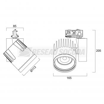  BEACON XL HO 85 4K FL L3 BLANC 