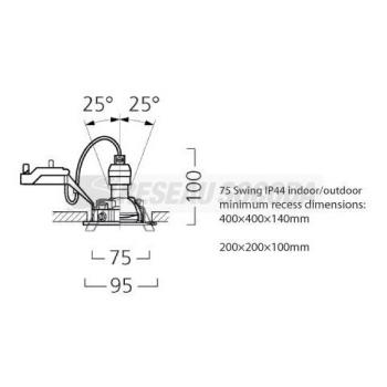  INSETTRSWIP44 INDOOR WH EX-LMP 