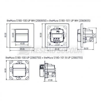  theMura S180-101 UP BLANC 