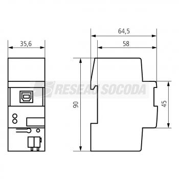  CONNECTEUR USB KNX 