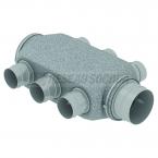  VENTOUSE HORIZONTALE 80/125 