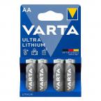  AA x4 Pile lithium 1,5V 