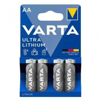  AA x4 Pile lithium 1,5V 