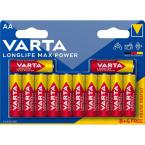  **Pile alcaline AA/LR6 8+4 gra 