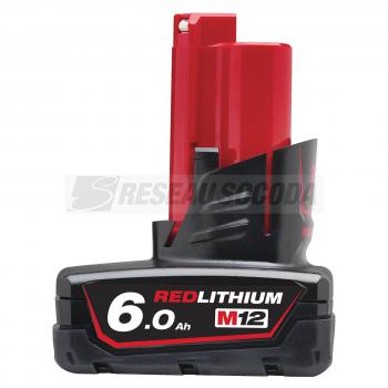  M12 B6 - 12V 6,0Ah Red Lithium 