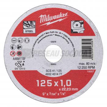  DISQUE A TRONCONNER PRO+ 125MM 