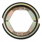  MATRICE DIN22 CUIVRE 240 