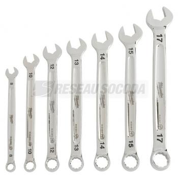  SET DE 7 CLES MIXTES METRIQUES 