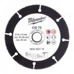  DISQUE CARBURE 76 MM - 1 PC 