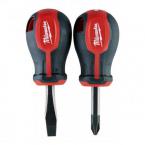  SET 2 TOURNEVIS TRILOBE STUBBY 