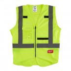 GILET HAUTE VISIBILTE JAUNE - 