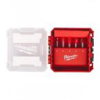  Set de 5 forets verre et carre 