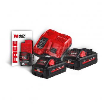  M18 HNRG-302 - Pack NRJ 18V, 3 