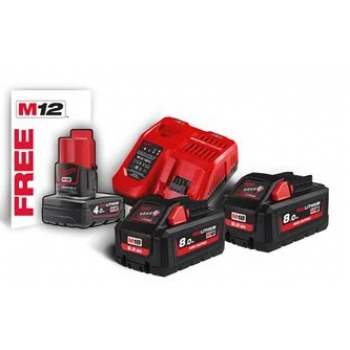  M18 HNRG-802 - Pack NRJ 18V, 8 