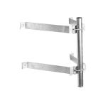  **2 FIX MUR ASC DPT 450MM GALV 