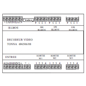  DECODEUR VIDEO 6 LOGTS 