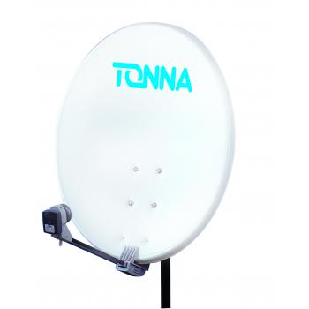  ANT.80CM ACIER GRIS + LNB 