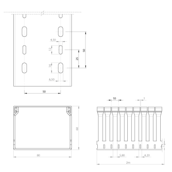 Goulotte cablage 60x80 