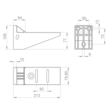  Support horizontal isolant 150 