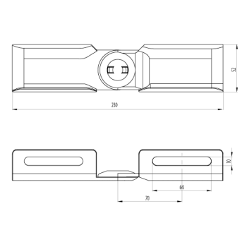  Charniere verticale 60 