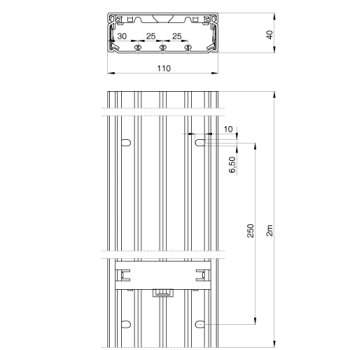  Goulotte (2m) 40x110 