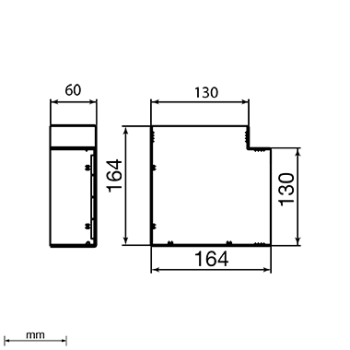  Angle plat 60x130 