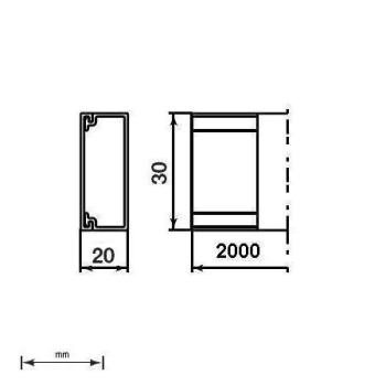  Moulure sans cloison 20x30 