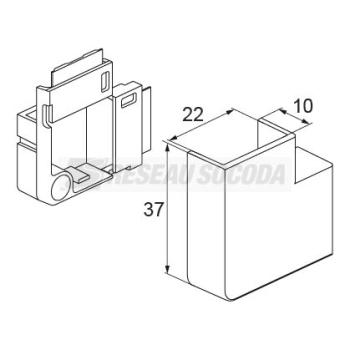  Angle plat 10x22 
