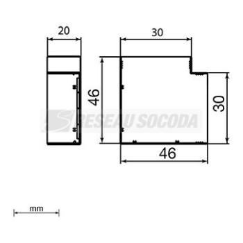  Angle plat 20x30 
